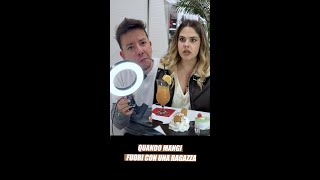 QUANDO MANGI FUORI CON UNA RAGAZZA 😅😂 feat. GLENDA RESTA #danielecondotta #short #comedy