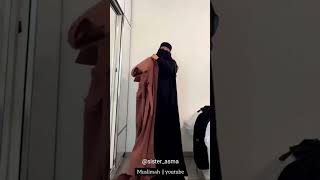 abaya with different Cote#sister_asma #viral shot