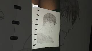 Menggambar Toji || Drawing Toji #shorts#howtodrawanime #jujutsukaisen