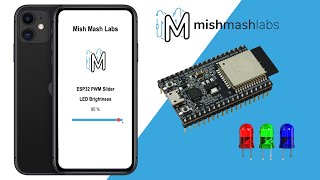 PWM Slider Bar Control on ESP32 ESP8266 WebServer | Control Brightness Of LEDs | Out of the Box IoT