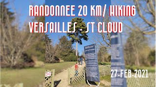 Hiking in the forest in France/ Randonnée 20km Versailles- Saint Cloud