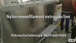 Nylon monofilament extrusion line