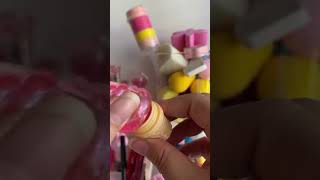 Ice Cream Lip Balm - packaging is so cute | #shorts