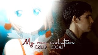 My raw evolution [ 2019 - 2024 ]