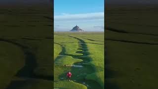 🌹real life heaven #fairytales #shorts #travel #heaven            📍Le Mont-Saint-Michel, France 🇫🇷