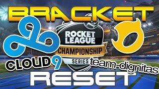 Rocket League Championship Series Season 6 Bracket Match Cloud9 vs Dignitas