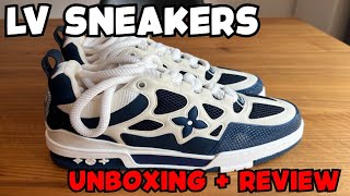 The BEST PANDABUY ALTERNATIVE! LV Skate Sneakers Blue Unboxing & Review 👟🤩 | Sneaker Review