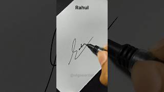 Rahul name signature style #signoartist #signature #10millionview