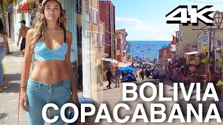 Copacabana. Bolivia. 4K Walk