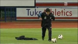 Diego Maradona WM 2010   Tricks Spain España 스페인 Spanien 西班牙 Iran