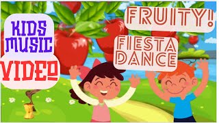 🍎🍌🍓🍇Fruit Fiesta Dance Party! 🍇🍓🍌🍎 Music Video For Kids Sing Along