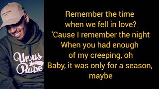 Chris brown - Even (lyrics)