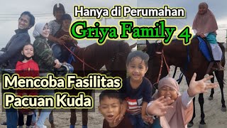 Naik Kuda di Pacuan Kuda Perumahan Subsidi Griya Family 4 Cibitung #pacuankuda