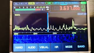 Malakhit receiver operation in 80 m band (in the city)