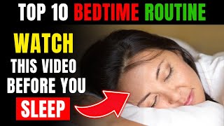 NutriGlow Experts Share TOP 10 Bedtime Routines for Better Sleep!