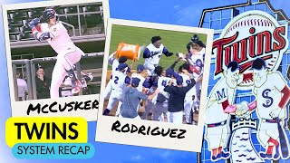 Twins System Recap: Rodriguez Blasts Walk-Off Grand Slam; McCusker Hits 3 Bombs