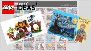 LEGO Ideas 2020 phase 2 results | my thoughts