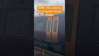 West Midlands Railway 172005 + 172337 Departing Birmingham Moor Street