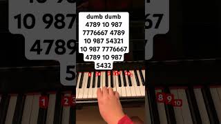 dumb dumb by Mazie // follow my instagram: jessnotes123 #piano #pianotutorial #pianomusic