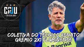 GRÊMIO X FLUMINENSE- AO VIVO COLETIVA E  PÓS-JOGO DE LIBERTADORES!!