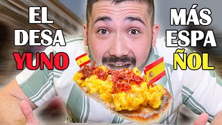 REACCIONANDO al DESAYUNO MÁS ESPAÑOL🇪🇸😱