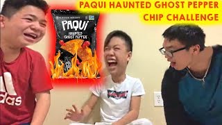 The Paqui Haunted Ghost Pepper Chips Challenge w/ ChrisDs Vlogs and Scezic!