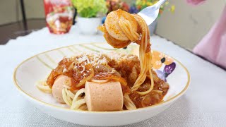 Resep Spaghetti Sosis Enak, Gampang dan Praktis Banget - Resep Mager #9