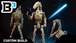 Custom LEGO Star Wars Battle Droid - Time Lapse