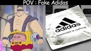 Fake Adidas / Fake Brands / Galaxy Brain Meme