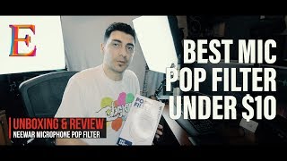 Best Mic Pop Filter under $10 - Neewar Pop Filter Unboxing & Review