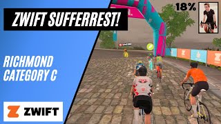 Extreme Sufferfest in Richmond! // Cobble Crusher Stage 3 // Category C