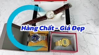 Xả Kho Casio Giá 800K - Buổi Trưa Giao Lưu Các Bác Tissot Titanium & Seiko Open Heart SCVE051