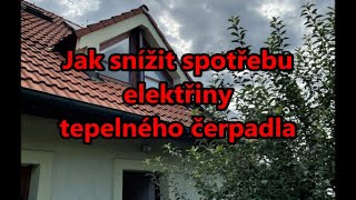 Jak snížit spotřebu elektřiny tepelného čerpadla