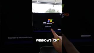 Tesla Installed Windows XP 🤓 #tesla #shorts