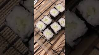 Homemade Japanese Rolls #cucumber #avocado #sushi #viral #japan #japanese #culture #food #vegetables