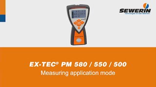 EX-TEC® PM 5xx-series: Gas leak detectors - Measuring application mode