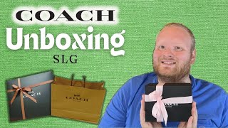 Coach Quilted SLG Unboxing! || David's Closet