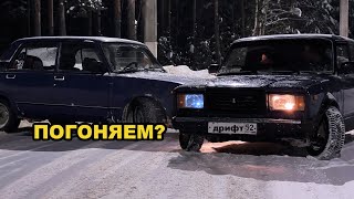 Снежный АД. Экстремальный зимний дрифт на жигулях!