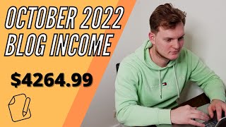 October 2022 Income Report - Interesting Developments (Niche Site Income)