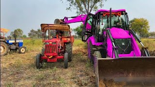 JCB 3dx Backhoe Loading Mud in Mahindra JCB miti khudai JCB video JCB cartoon #jcb #jcb3dx  #video