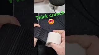 2038#asmr #doublesidet #velcro #adhesiv #sticky #crunchy 🖤🤍