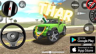 dollar (song) modified mahindra black thar😈|| indian cars simulator 3d || android gameplay