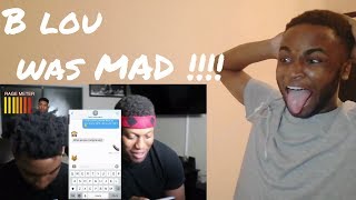 The funniest lyrick prank ZIAS, B lou Reaction