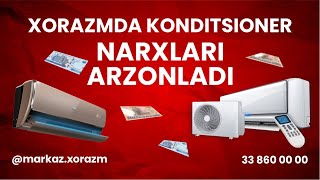 Konditsioner narxlari arzonladi. Markaz do’konidan xarid qilishingiz mumkin. ☎️ 33 860 00 00