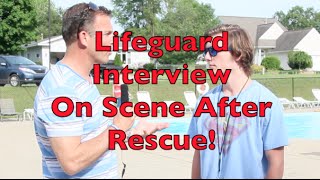 RoyOnRescue Interviews Life Guard Who Rescued Poolside Patient