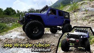 Jeep Wrangler Rubicon off-road adventure, scx10 ii, rc crawler, 지프 랭글러 루비콘 오프로드, epic 2022-06