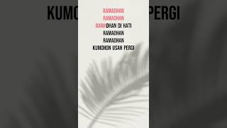 Lirik Lagu Kumenanti mu saban waktu #romadon #ramadhan #shorts