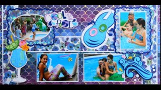 Scrapbook Album Share with Pool & Children's Layouts