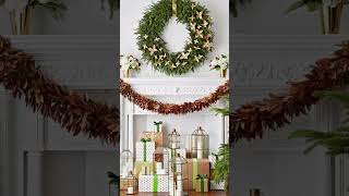 🎄CHRISTMAS FIREPLACE MANTEL DECORATION IDEAS #christmasdecor #diychristmas🎄