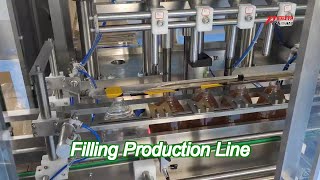 Easy Installation Filling Production Line 20-80 Cans/Min Simple Linear Structure